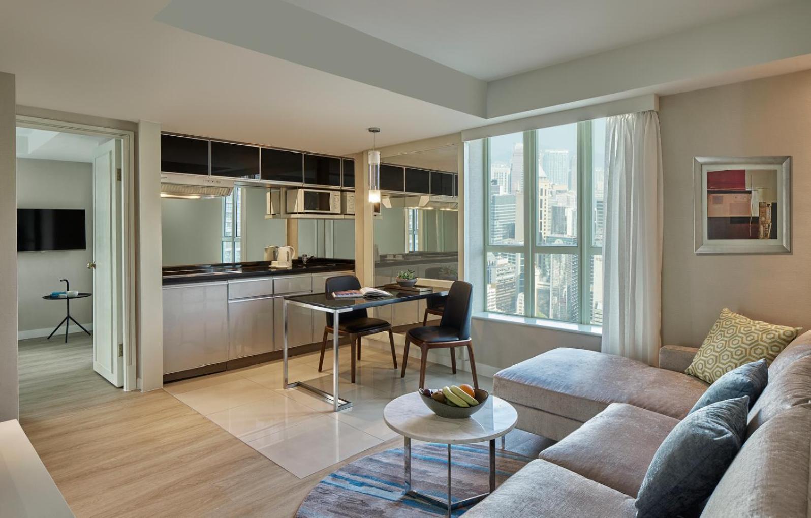 Two Macdonnell Road Aparthotel Hongkong Eksteriør bilde